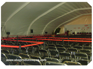 SERVICIO LAS 24 HORAS DE RENTA DE CARPAS GIGANTES